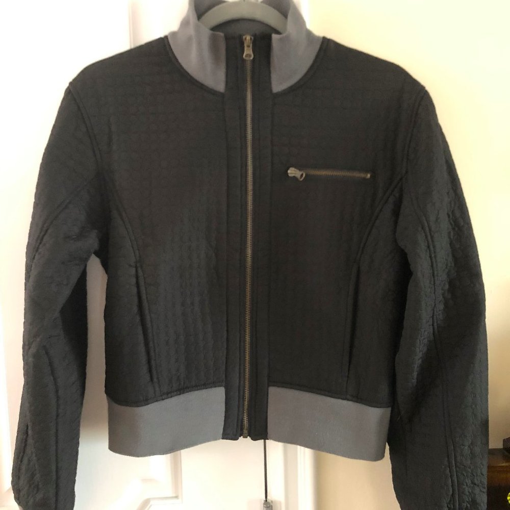 Prana Quilted Nylon Bomber Jacket